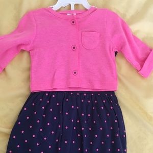Cute 2 piece Dress with Cardigan in Size 9 months